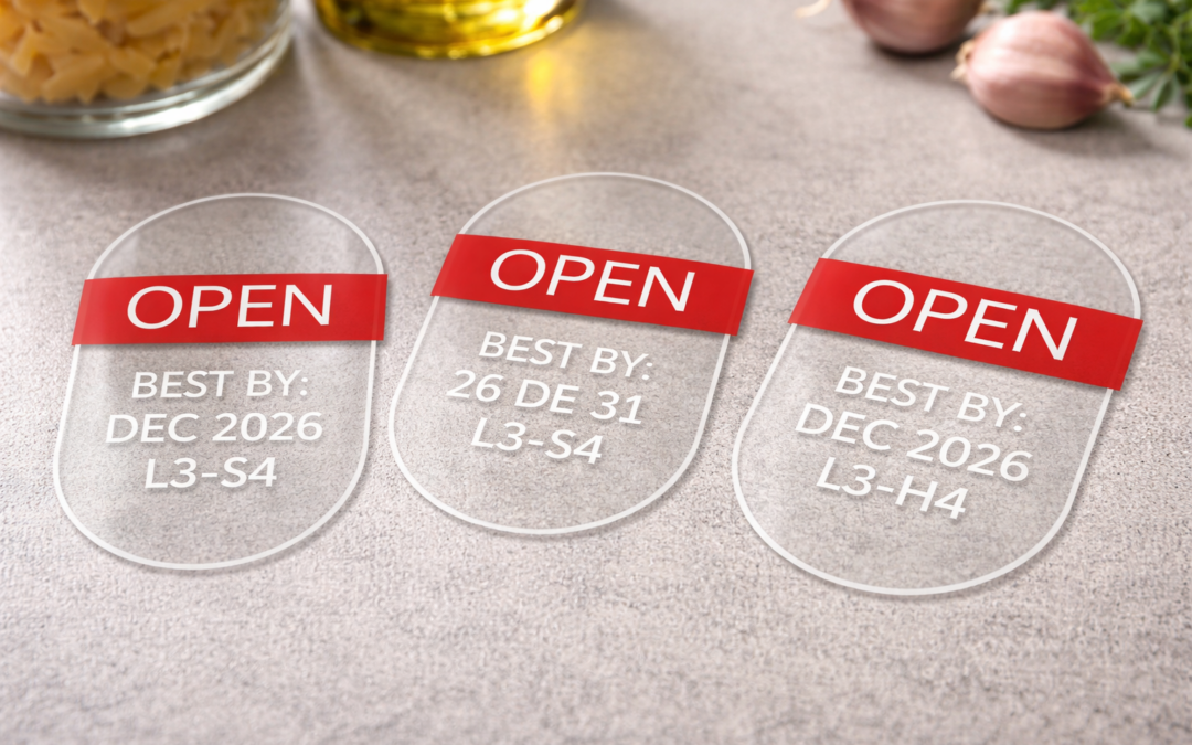 Etiqueta Seguridad “TRANSPARENTES”