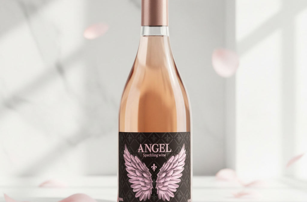 Etiqueta Premium Vino “ANGEL ROSADO”
