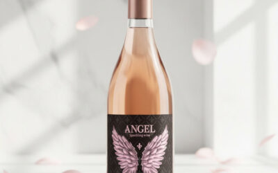 Etiqueta Premium Vino “ANGEL ROSADO”