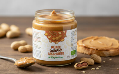 Etiqueta Premium Alimentación “CACAHUETE CRUNCHY”