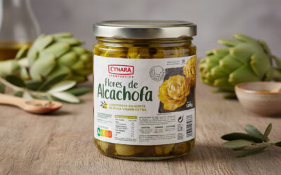 Etiqueta Premium Alimentación “FLORES ALCACHOFA”