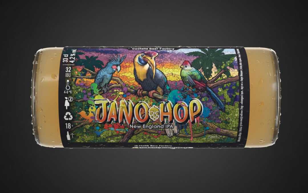 Etiqueta Premium Cerveza Artesanal “Jano Hop”