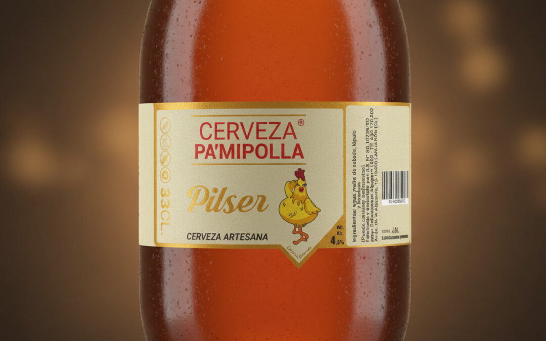 Etiqueta Premium Cerveza Artesanal “Pa´mipolla”
